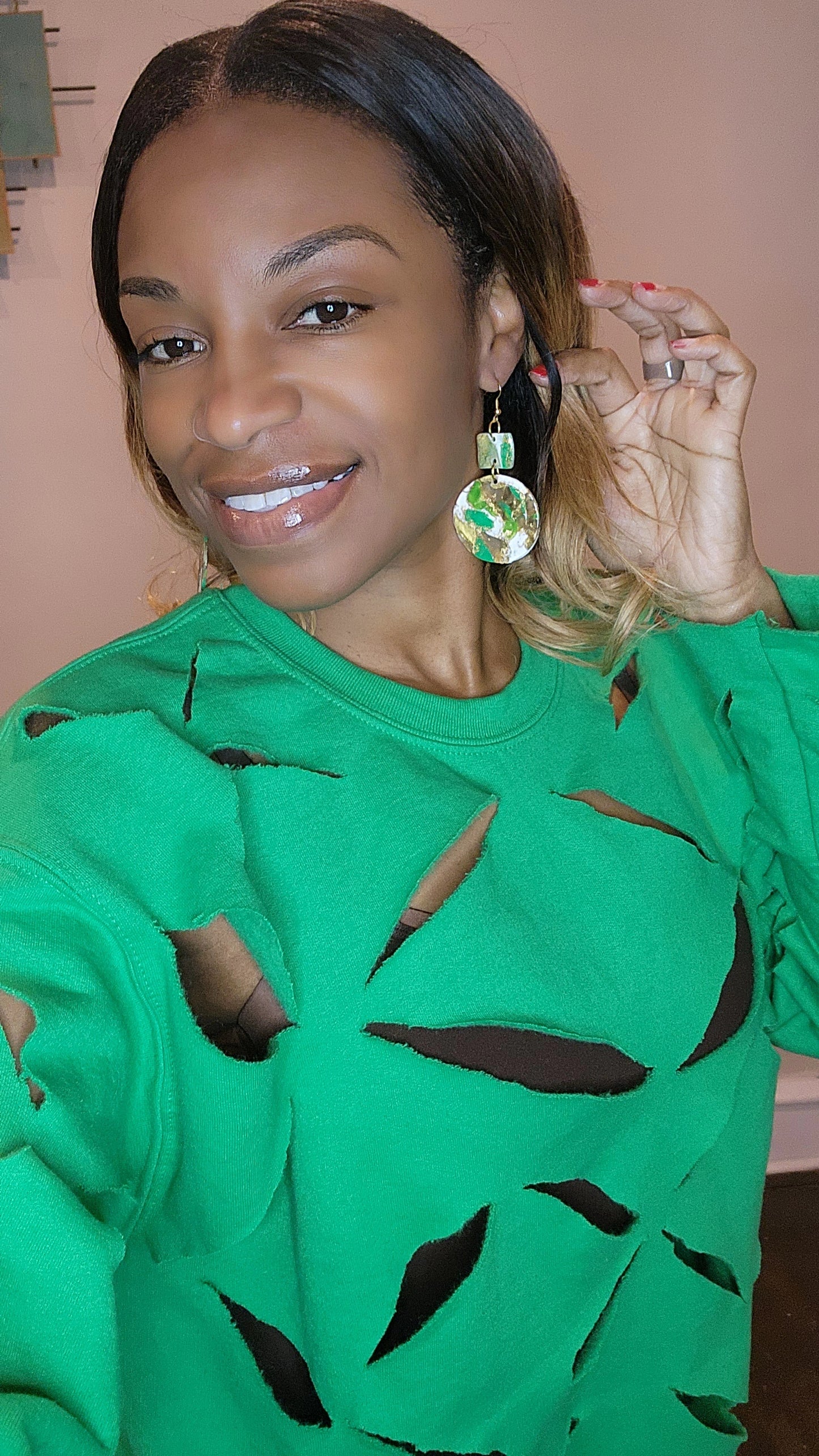 Green square /circles