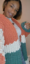 Load image into Gallery viewer, Finger Knitted Cardigan