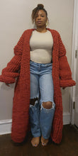 Load image into Gallery viewer, Oversized Fingerknitted Duster