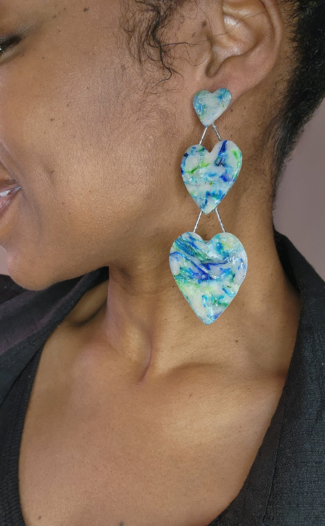Blue Entanglement hearts