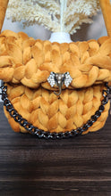 Load image into Gallery viewer, Tribal knit with elephant pin
