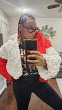 Load image into Gallery viewer, Short Crossover handknit cardigan
